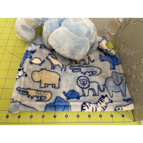Little Beginnings Elephant Lovey 12" Plush Stuffed Animal Baby Security Blanket - Picture 7 of 8